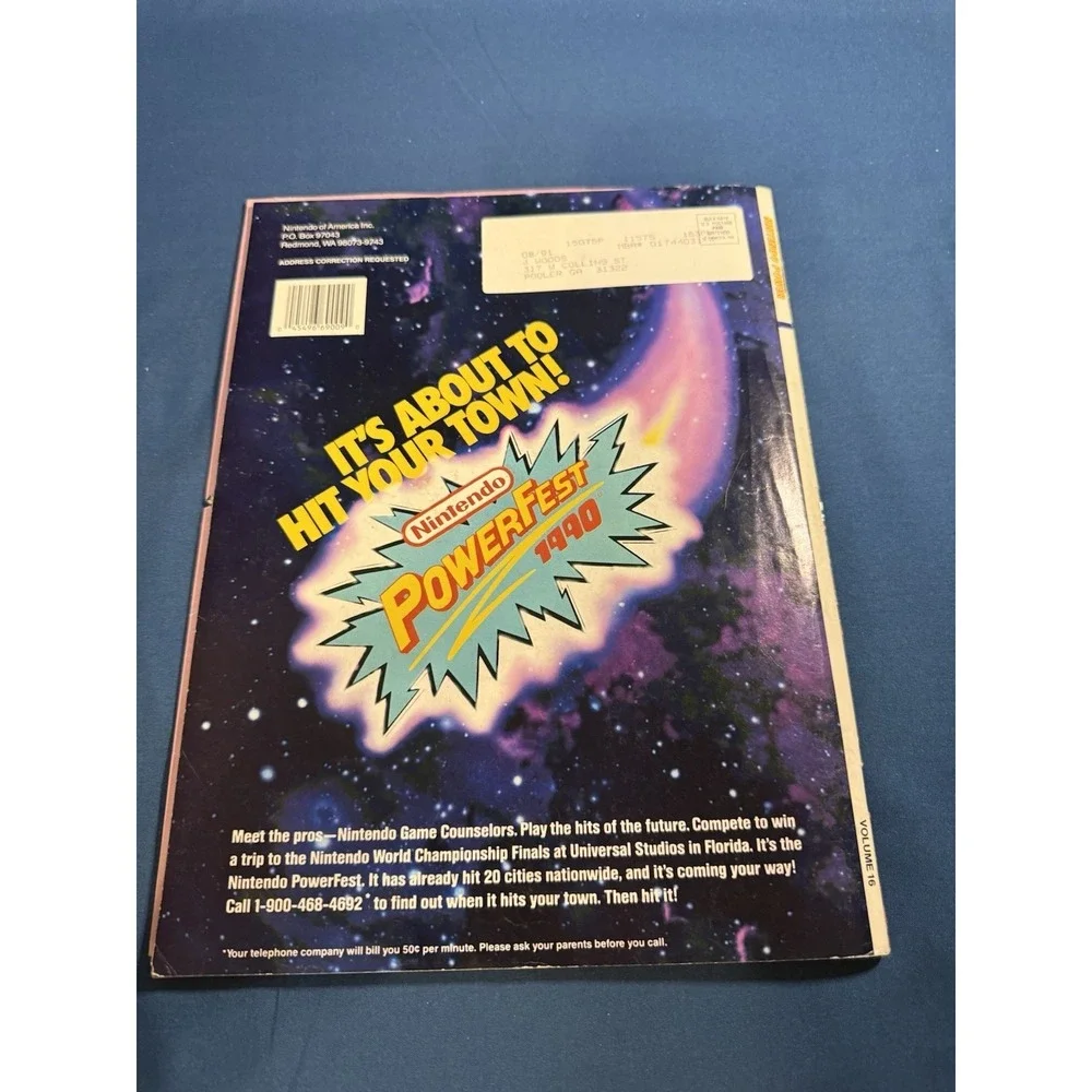 Nintendo Power Magazine Vol. 16 Manic Mansion with Solar Jetman Poster